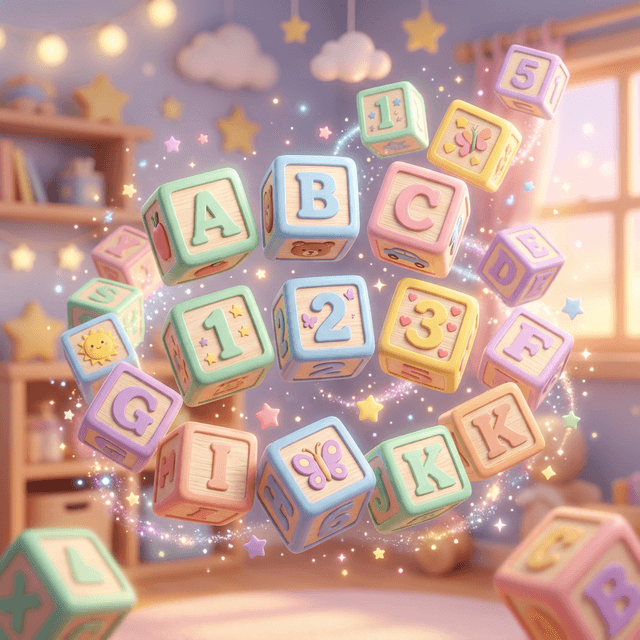 Apprentissage ludique des chiffres et lettres