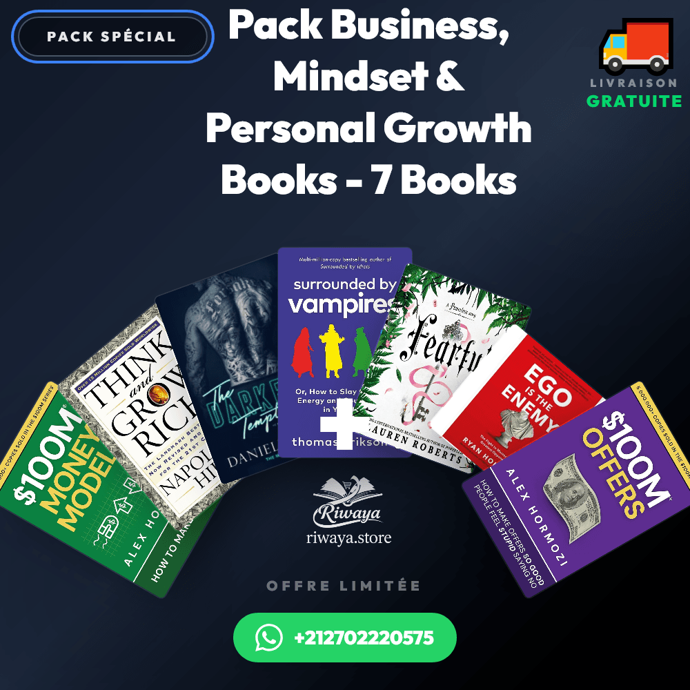 Pack Pack Business, Mindset & Personal Growth Books - 7 Books - Riwaya Selection