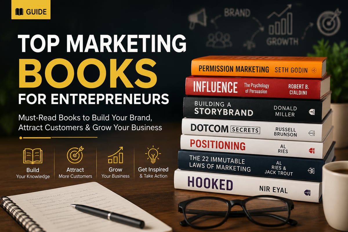 Top Marketing Books for Entrepreneurs