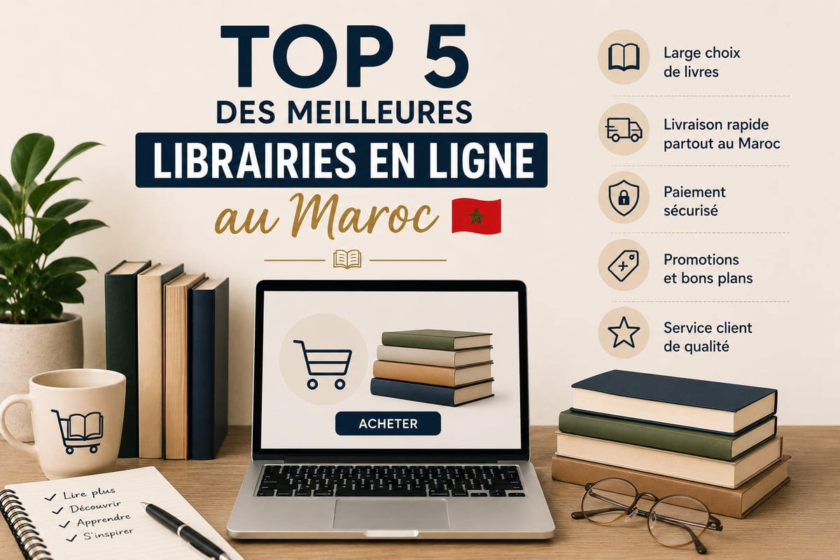 Top 5 des meilleures librairies en ligne au Maroc