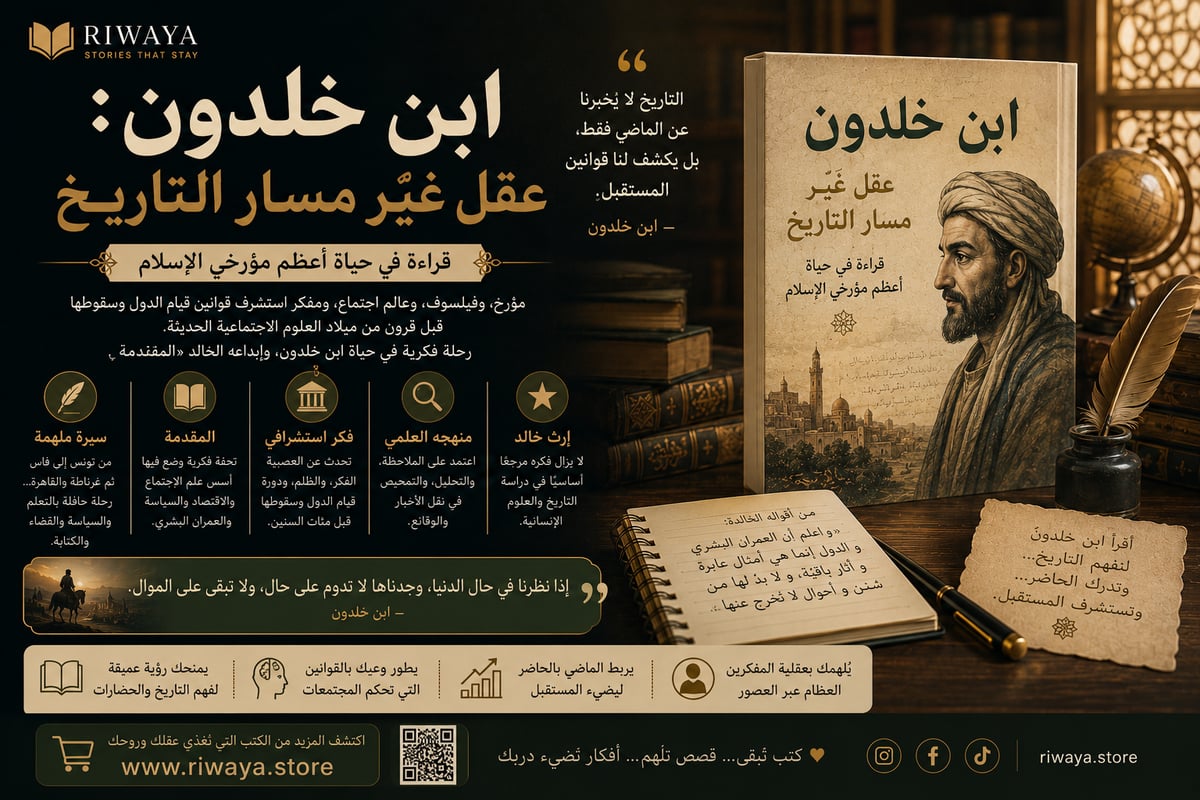 ابن خلدون: عقل غيّر مسار التاريخ — قراءة في حياة أعظم مؤرخي الإسلام