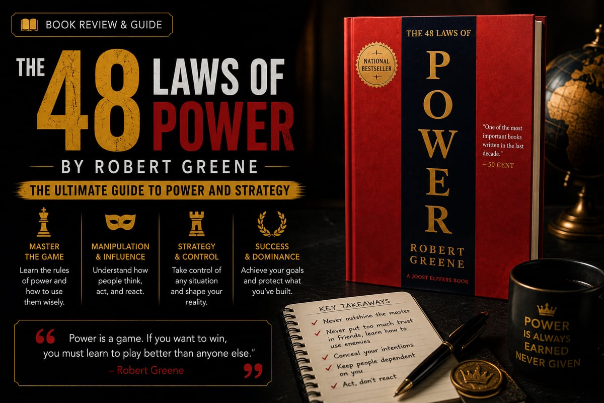The 48 Laws Of Power By Robert Greene – The Ultimate Guide To Power And Strategy