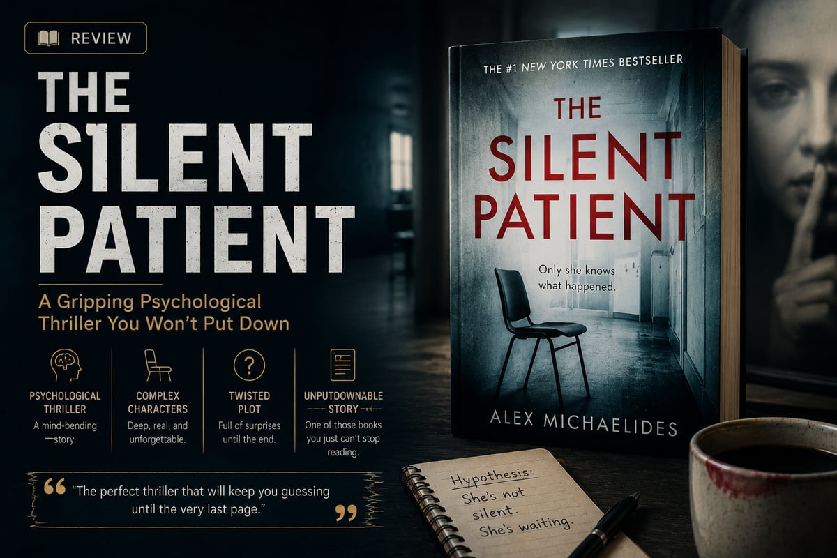 The Silent Patient – A Gripping Psychological Thriller You Won't Put Down