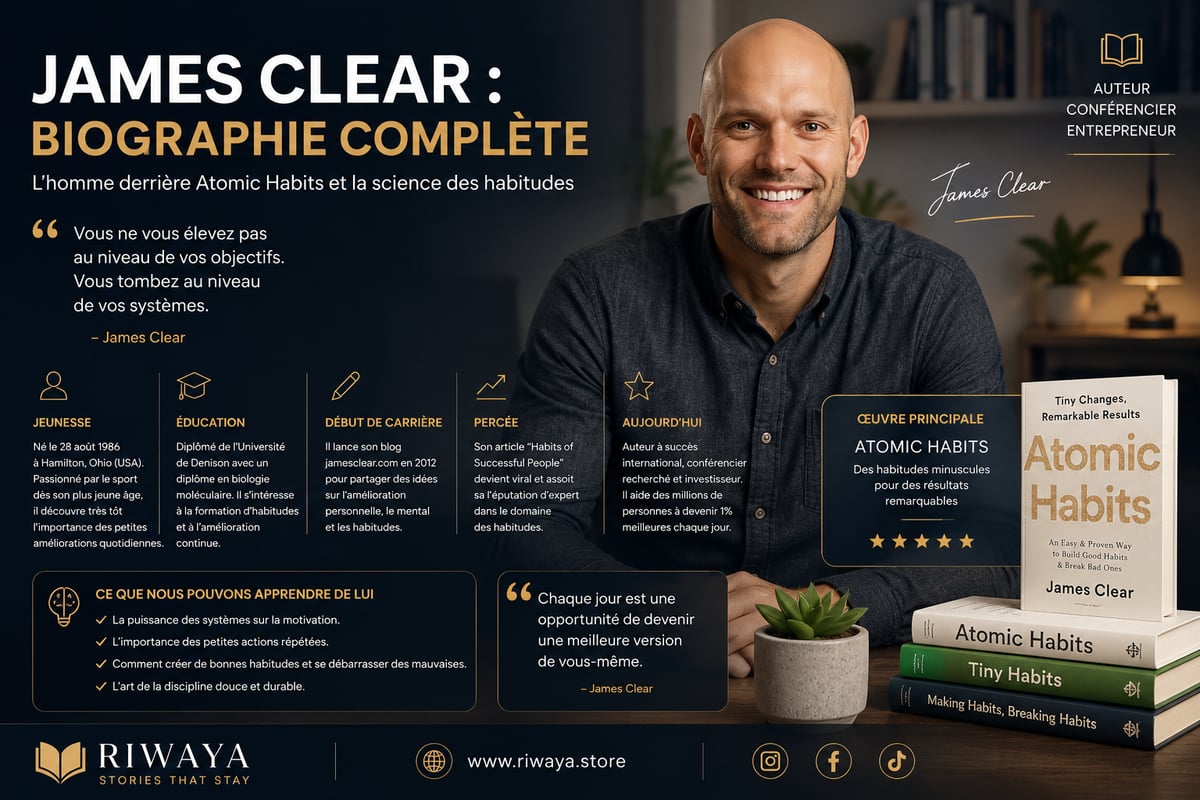 James Clear : Biographie complète