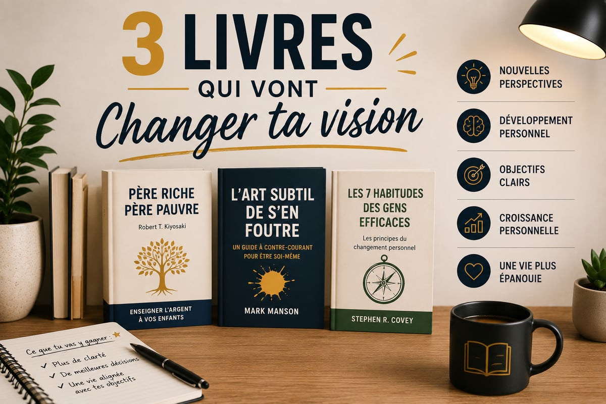 3 livres qui vont changer ta vision